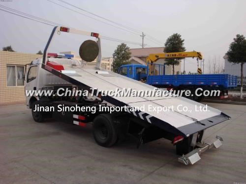 High Quality Best Price Dongfeng 136HP Flatbed Wrecker Truck 4X2