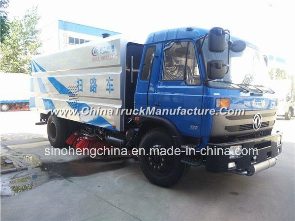 7.2cbm Dongfeng 153 4X2 LHD Vacuum Cleaning Street Road Sweeper Truck