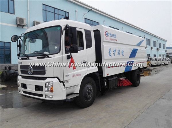 Dongfeng Tianjin 4X2 LHD 8m3 Vacuum Cleaning Street Road Sweeper Truck