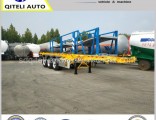 3 Axles 40FT Container Flat Bed / Skeleton /Cargo Side Wall /Utility Cargo Truck Semi Trailer