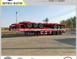 3 Axle/4 Axle 40FT Skeleton/Flatbed Container Truck Semi Trailer