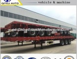 40FT 3 Axle Flatbed Carrying Flat Bed Container Semi Trailer