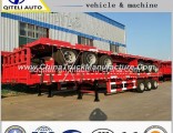 3 Axles 60 Tons 40FT Flatbed Platform Container Semi Trailer