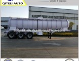 Tri Axles 30tons Carbon Steel Stainless Steel Acid Liquid Tank Semi Trailer