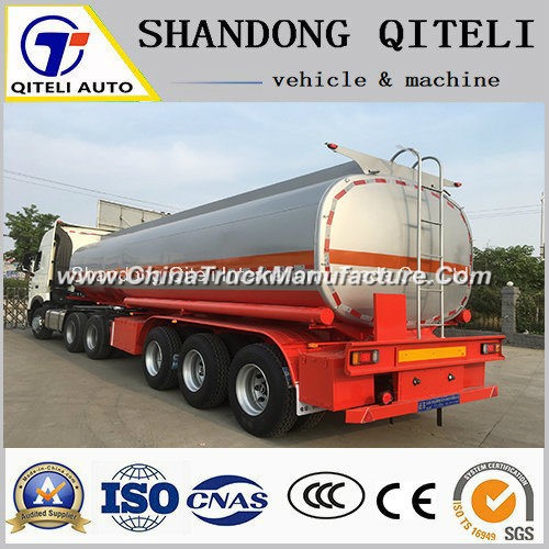 3 Axle 40/45/50 Cbm Diesel/Petrol Carbon Steel Oil Gas Tank Heavy Truck Ladder Container /Aluminium 