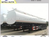 3/4 Axles 45-50 Cbm Hydraulic Heavy Equipment Crude Oil Fuel Tank Transportation Semi Trailer