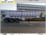 3 Axle 20-40cbm Hydrochloric Acid Tank Truck Sulfuric Acid Tanker Semi Trailer