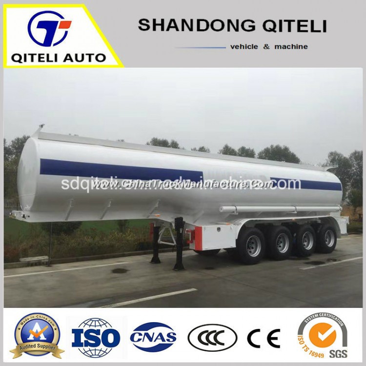 China 3 Axle 42m3 Fuel Oil Tank Tanker Semi Trailer