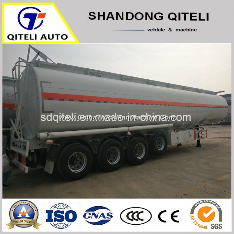 3axles Carbon Steel Liquid Transport Tanker 45000 Liters Fuel Tank Semi Trailer