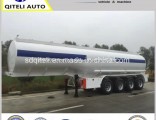 Tri-Axle 45000L Stainless Steel Fuel Tank Semi Trailer