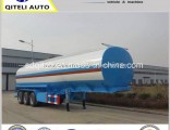 Tri-Axle 4 Compartments Stainless Steel Tipping Fuel Tank Semi Trailer