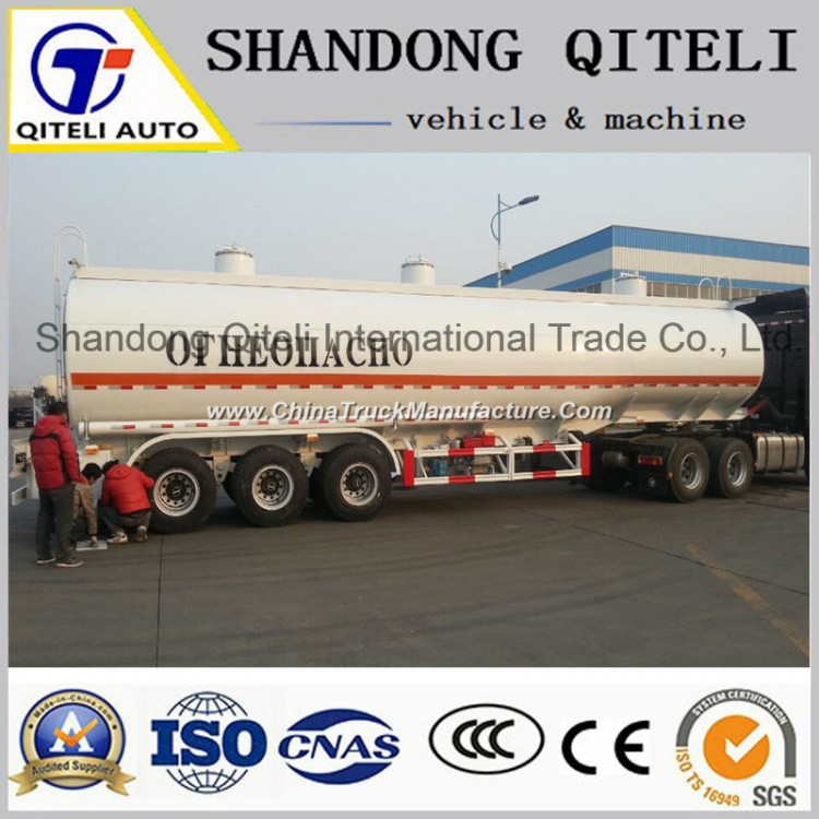 3 Axle 65cbm Carbon Steel Fuel Tank Trailer/Oil/Gasoline/Diesel Tanker Semi Trailer