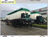 Steel Tanker Cement Bulk Carrier Truck Trailer/Powder Material Tank Semi Trailer with Engine Compres