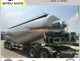 Bulk Cement Tanker Semi Trailer Dry Bulk Cement Trailer with Compressor