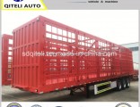 3 Axle Bulk Cargo/Livestock/Poultry/Cattle Transportation Stake Semi Trailer