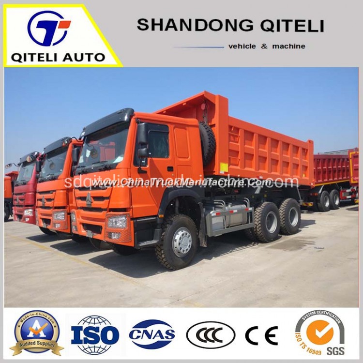 Sinotruk HOWO 30 Tons 371HP 6X4 Dump Truck