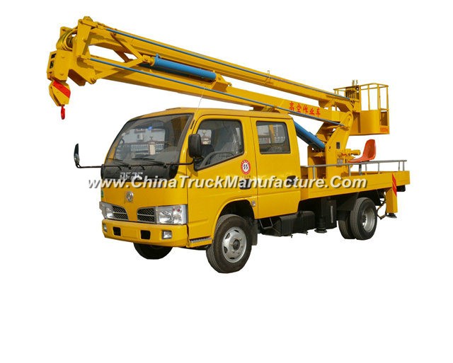 Dongfeng 16m Telescopic Aerial Platform Truck Fully Hydraulically Operate 3 Boom Option 4X2.4X4 LHD.