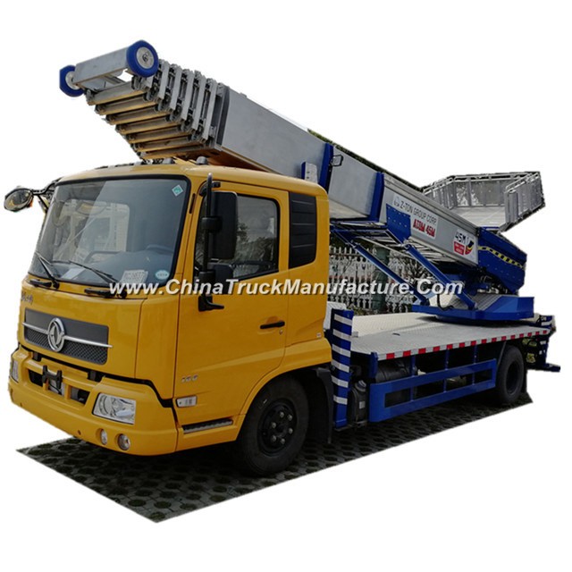 Truck Mounted Telescopic 38 Meter Platform Ladder (Ladder Truck For House Moving Goods Lift and Down
