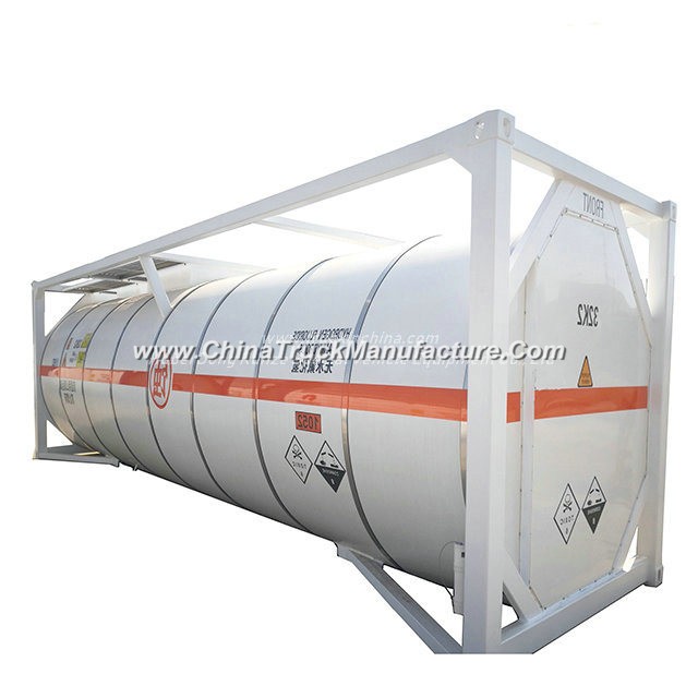 T6, T10, T14, Anhydrous Hydrogen Fluoride ISO Tank Container 20FT/30FT for Road Transport Un1052 Ahf