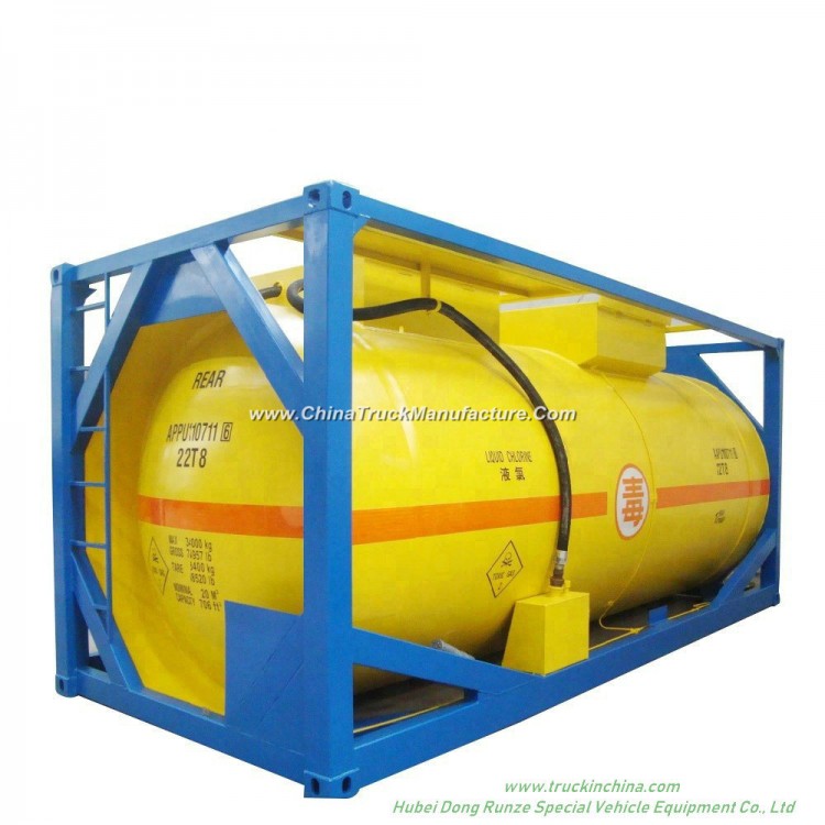 20FT Pressure Tank Container for Liquid Ammonia Un1005 Liquid Nh3 (IsoTank Ammonia, anhydrous) Road 