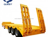 Tri Axles Low Bed Trailer/Heavy Truck 50ton Lowbed Semitrailer