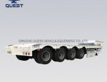 100 Ton Low Bed Semi Trailer Extendable Lowbed Truck Trailer