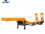 China 2 Axles 30 Tons 40t Low Bed Lowboy Semi Trailer