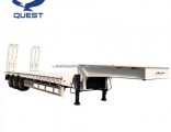 Manufacturer Sell 70tons Low Bed Semi Trailer Lowbed Truck Trailer