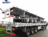 30ton 40feet Flatbed Semi-Trailer Flat Bed Container Trailer