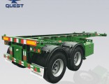 20FT 40FT Container Semi Trailer Skeleton Chassis with Container Lock