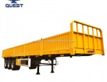40FT Flatbed Container Curtain Side Wall Cargo Semi Trailer