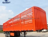 40FT Tri-Axle Livestock Farm Goods Carrier Stake Truck Semi Trailers
