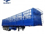 50-80ton Cattle Livestock Stake Cargo Truck Tractor Semi Trailer