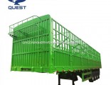 50-80ton Cattle Livestock Stake/Basket Utility Cargo Truck Tractor Semi Trailer