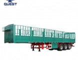 Quest 3 Axles Fence Trailer Flatbed Full Stake Trailer