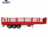 High Wall 3 Axles Beer Transport Air Suspension Fence Trailer