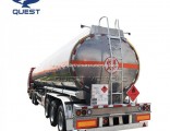 Quest 3axle 42cbm Fuel Oil Tank Tanker Semi Trailer Dimensions