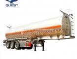 45000 Liters Tri Axle Aluminum Tank Oil Fuel Tanker Trailer