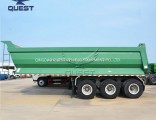 Quest Tipping 3 Axels 30m3 Dump Semi Trailer for Sale