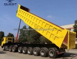 100 Tons Dumper Trailer 6axles Rear Dump Tipper Truck Trailer