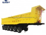 80-100tons Stone 6axle Front Lifting Dump Truck Trailer for Sale