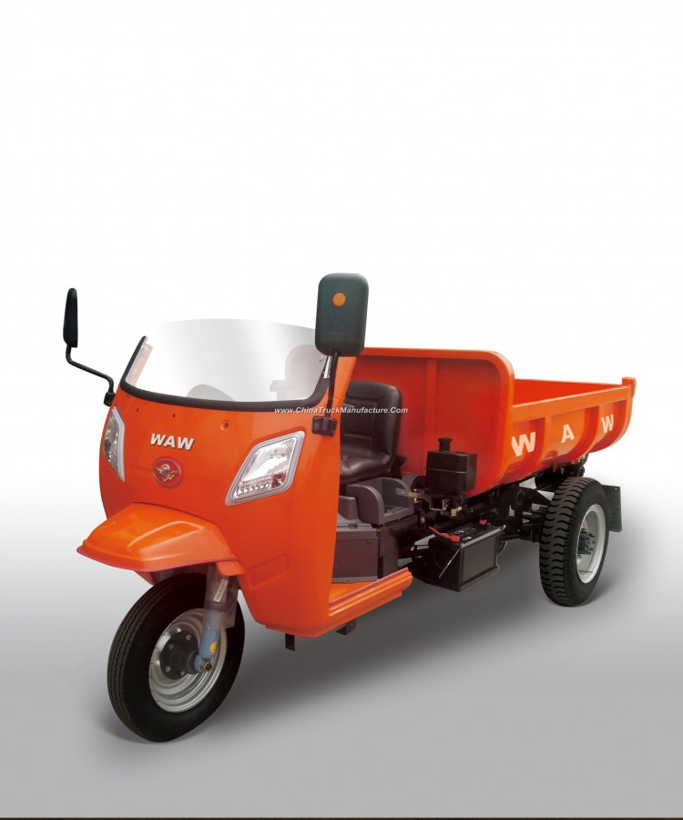Chinese Open Cargo Motorized 3-Wheel Tricycle for Sale