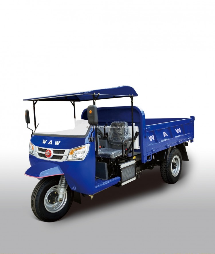 Waw Diesel Open Motorized Cargo Tricycle for Sale
