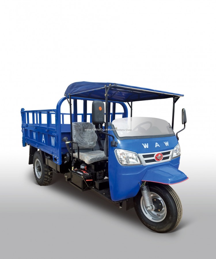 Waw Diesel Chinese Three Wheel Vehicle with Rops & Sunshade