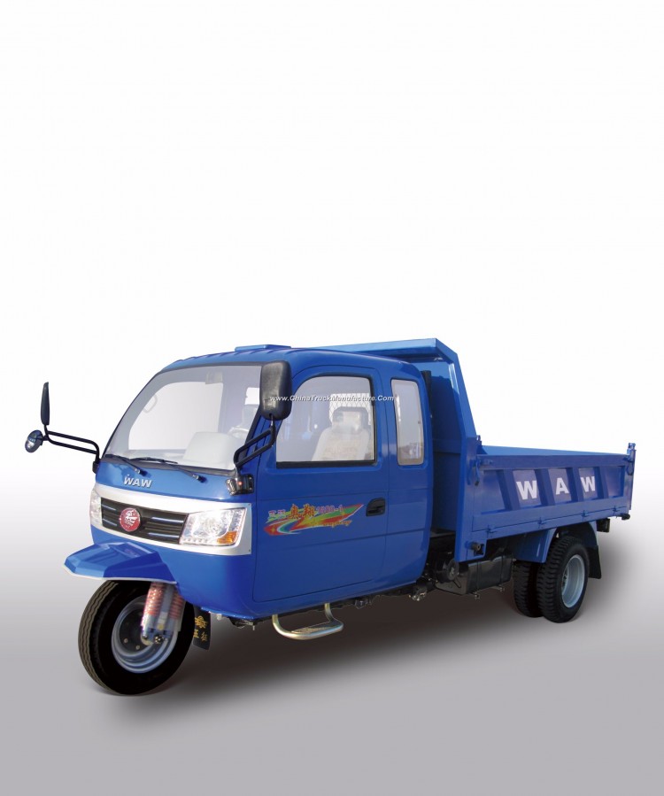 High Efficiency Right Hand Drive Diesel Open Body Delivery Cargo Trike