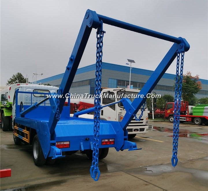 Dongfeng 4x2 hydraulic arm rolling waste collection truck 3m3