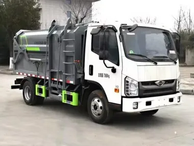FOTON 4x2 5m3 side loading garbage truck