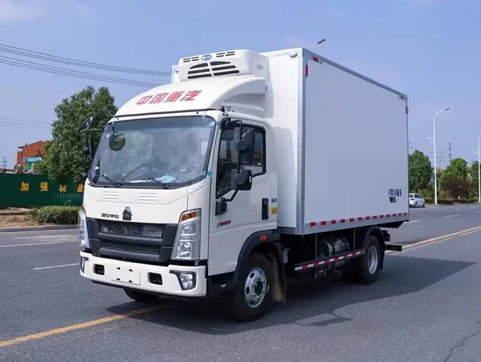 HOWO light 4x2 5tons refrigerator truck Picture