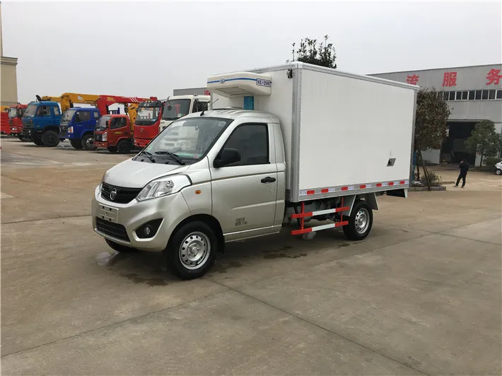 foton small gasoline 1tons 1.5tons 2tons refrigerator truck Picture