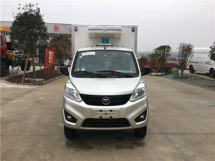 foton small gasoline 1tons 1.5tons 2tons refrigerator truck Picture
